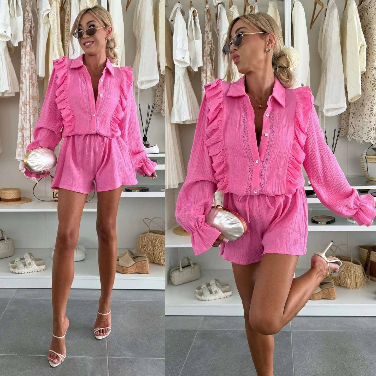 Webar jumpsuit pink  - ZP546