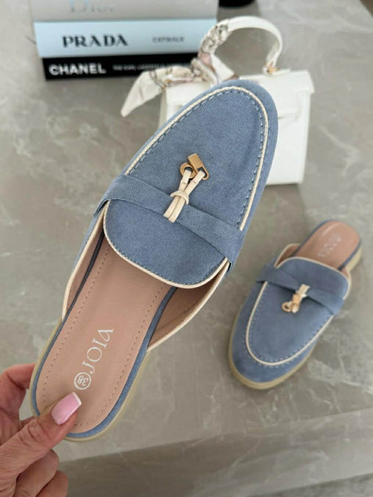 Viole slippers blue  - H8-1105H