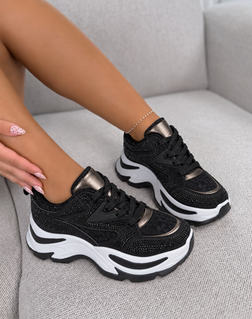 Belle sneakers black  - 88-155