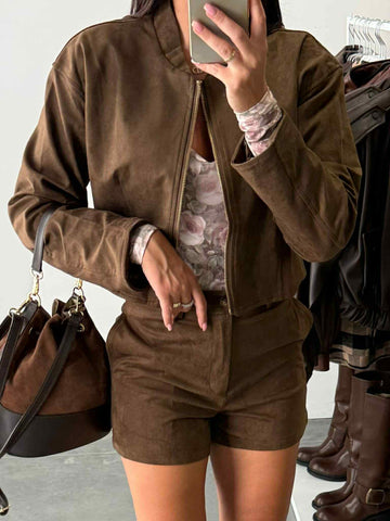 Tijana 2-pieces Brown - ENS7108/7109