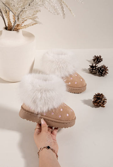 Kiddie cuva boots beige  - 20432