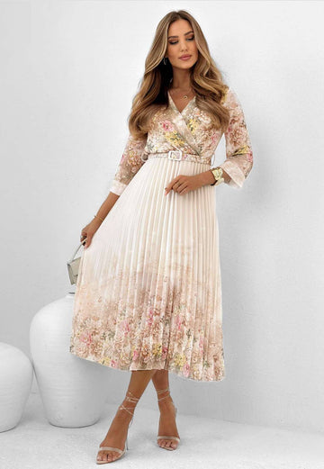 Nelike dress light beige