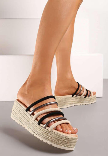 Rosina slippers Black qqqa 12345