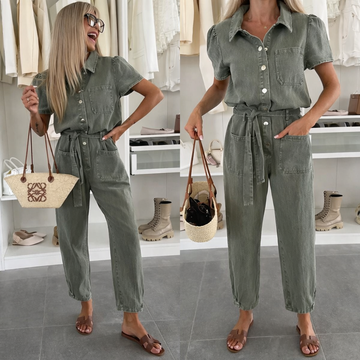 Accer jumpsuit khaki  - AP2516