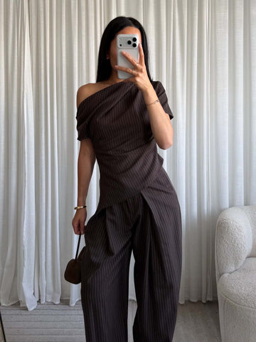 Doline draped Brown - M789-S - YWS