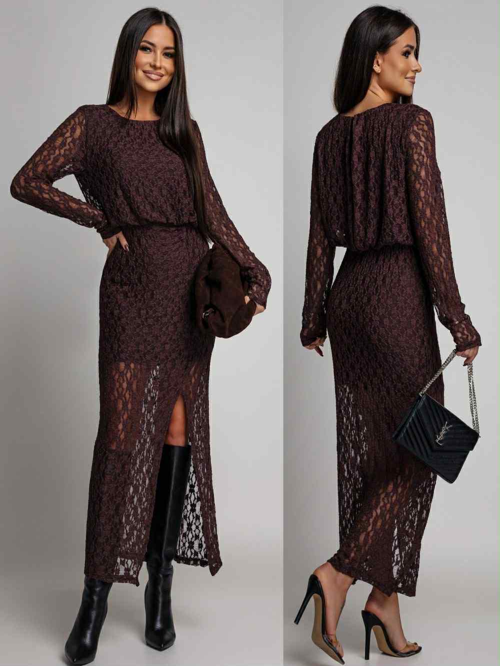 Honestly dress Brown  - 8911