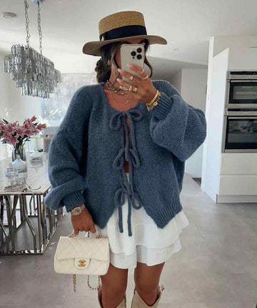 Ronja Knit dusty blue - 24618