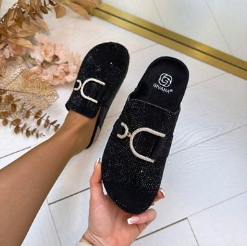 Xemmin simili slippers Black    - BJ746 556