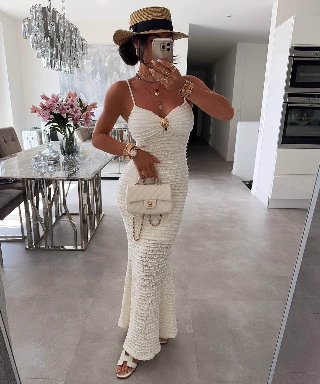 Afina dress nude - 25810