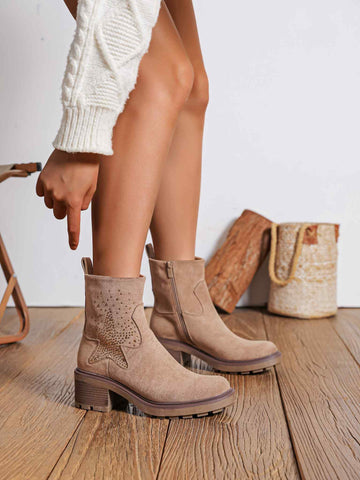 Mystar boots taupe  - Y2319