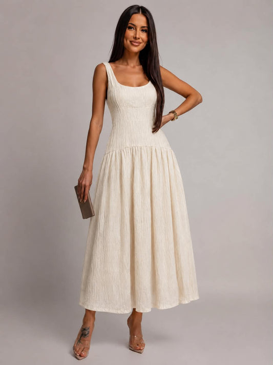 Merelin dress Beige  - 15968