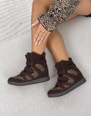 Jill simili sneakers Brown - HB-330