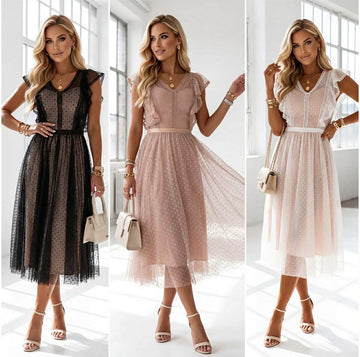 Mally dress white  - 21033