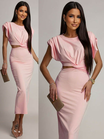 Viasa dress rosa  - C42719