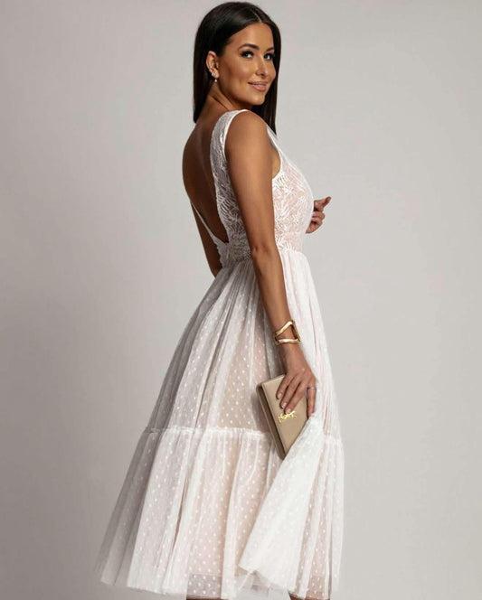 Ikka dress white  - 23097