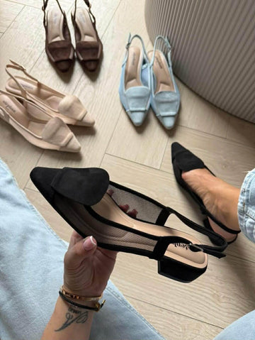Sofijja slingback ballerina black - MM-24