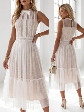 Surri tyl dress  White - 21037 WWZ