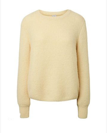 PCRINNA LS O-NECK KNIT PWP BC vanilla 556