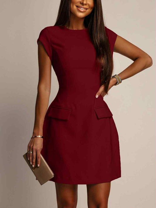 Amilja dress Bordeaux  - EP19528-1
