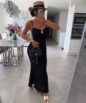 Afina dress black - 25810