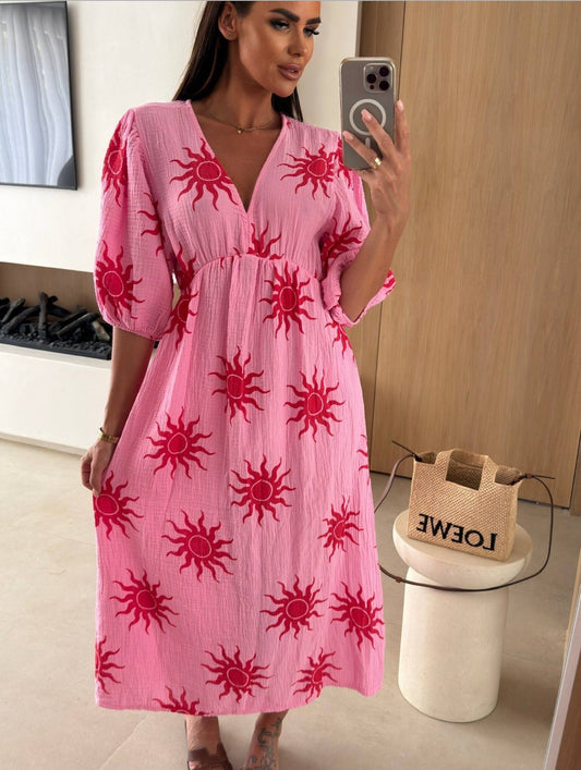 Sunny dress rosa - 8372