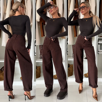 Sissi ballon jeans Brown - MG1704