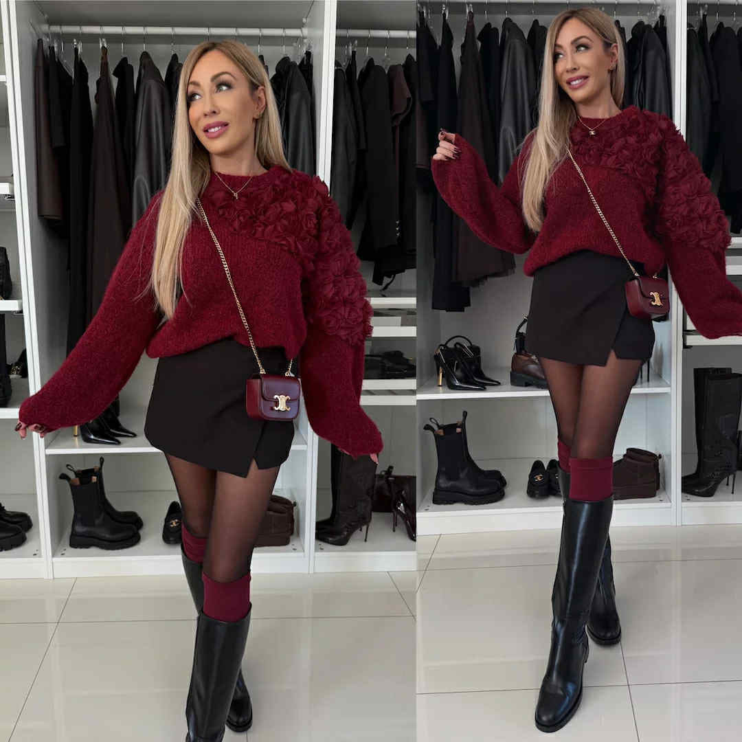 Smega knit bordeaux  -N303