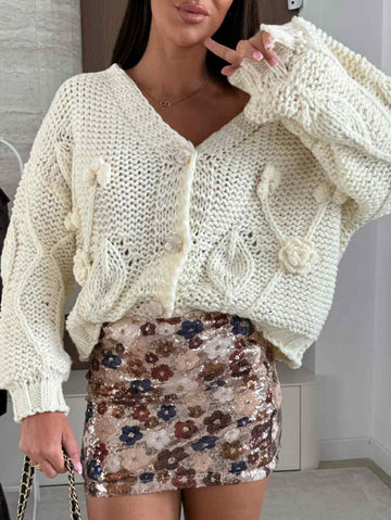 Goldie cardigan beige - 06JS15