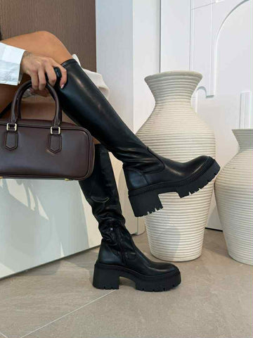 Ulivia boots Black Shine - 9671A