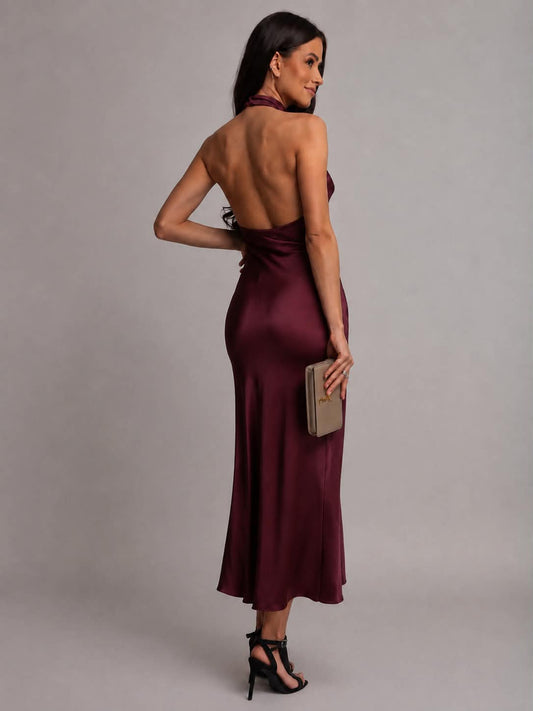 Harpper dress Bordeaux  - 16017