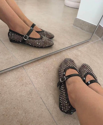 Sahra simili ballerina Brown - 2216
