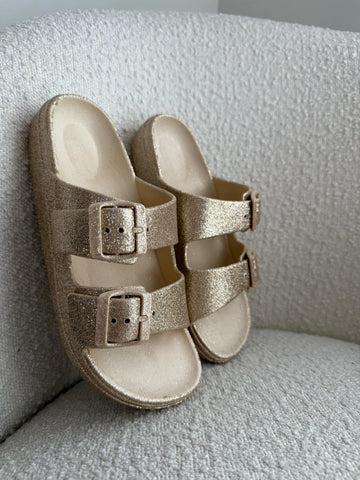 Andie slippers golden - LS600