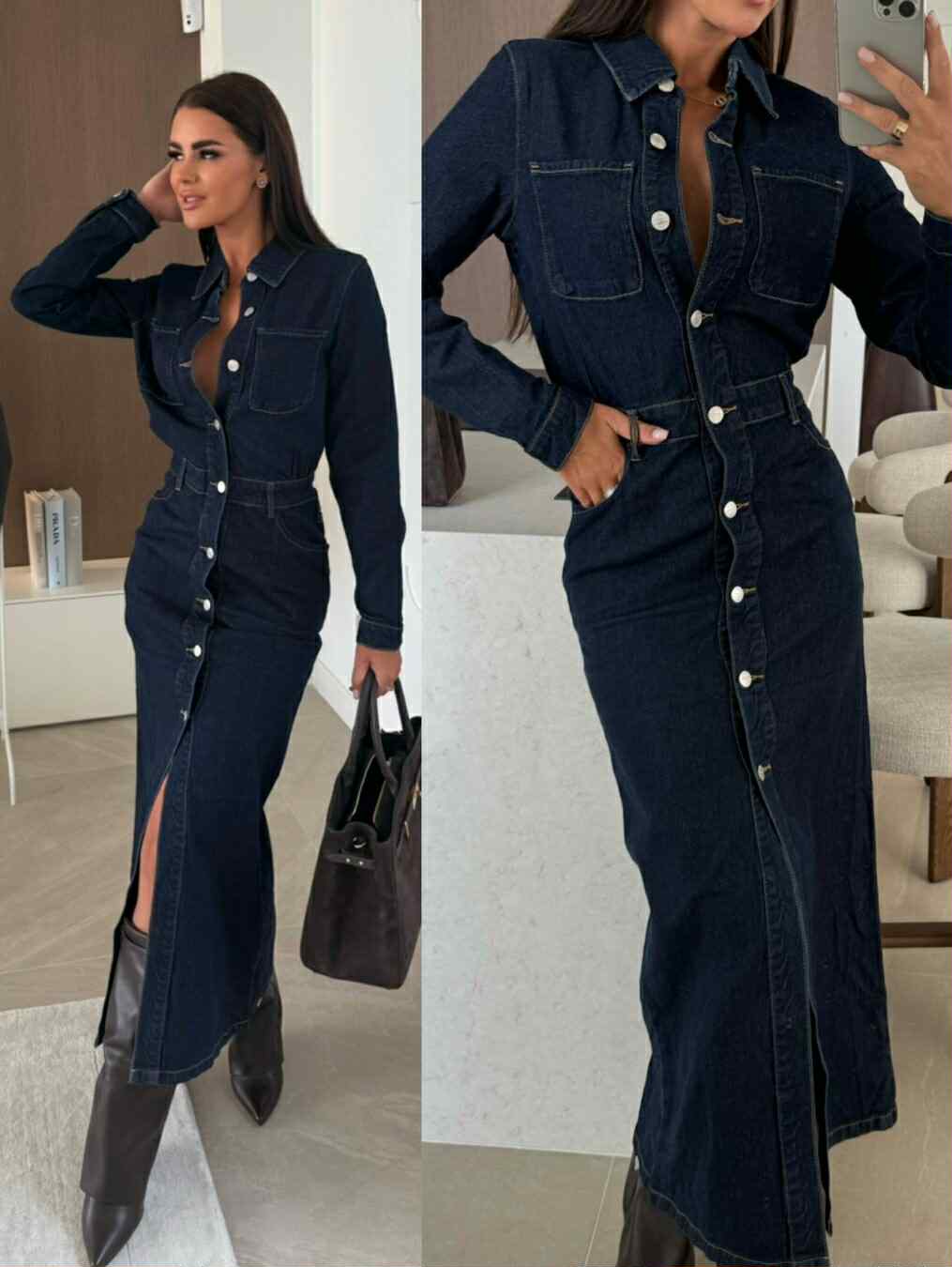 Darria denim dress - W3706
