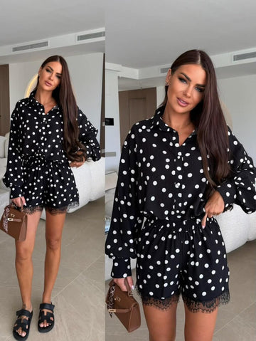 Polime 2-pieces Black dot