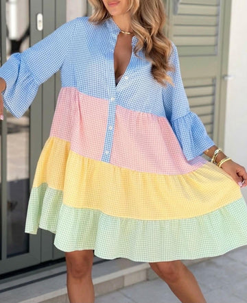 Lanccie colour dress - 2728
