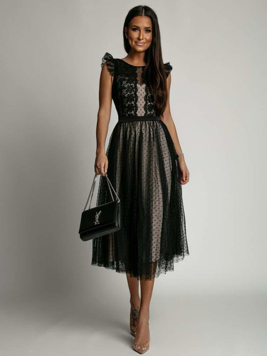 Mikala dress black   -20320