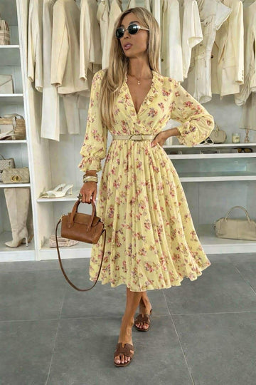 Janira dress yellow
