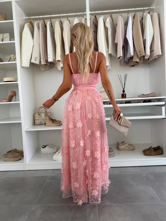 Semanta lux dress rose ccq