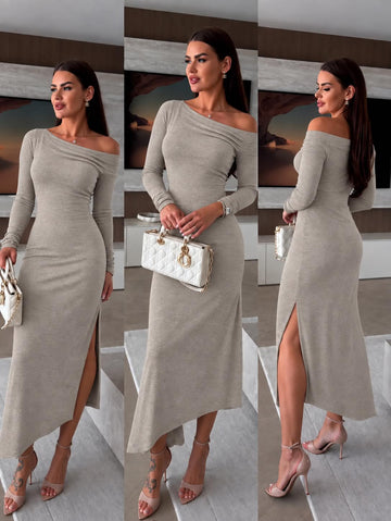 Arrina dress beige - C43543