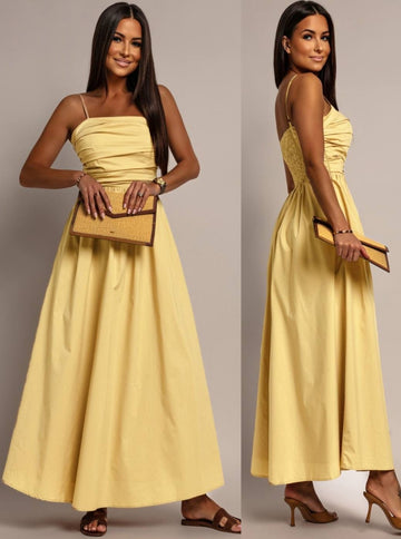Maldia dress yellow - ps9220
