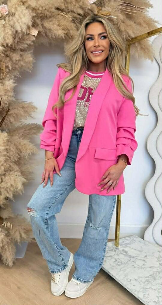 Drake blazer pink