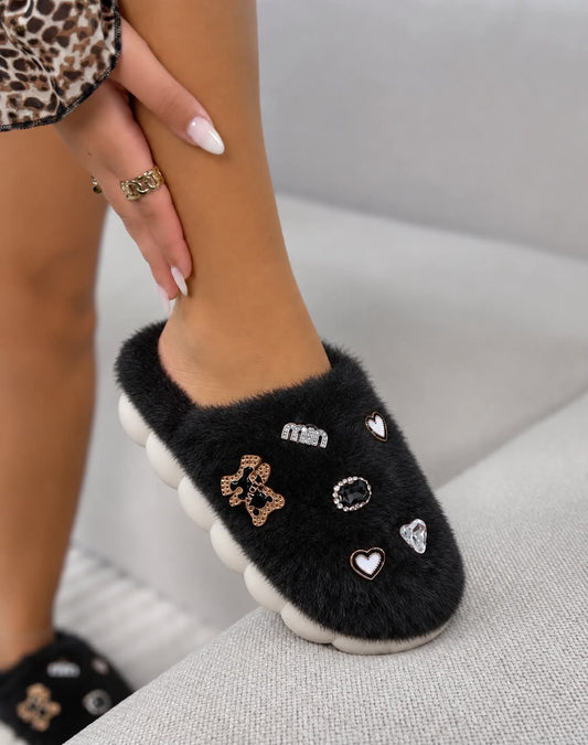 Starrie slippers Black - 9271