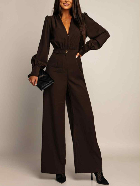 Ancha jumpsuit caffe - ZP1078