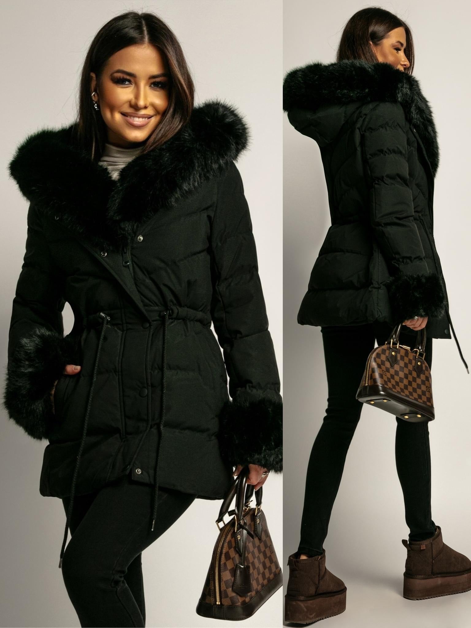 Maluaa winter jacket black/black -FC7589