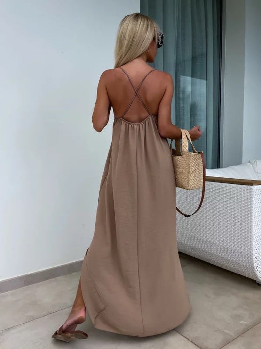Lunnah dress taupe - 5750