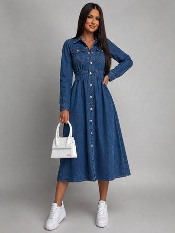 Orlean denim dress Long sleeve - K3339 556