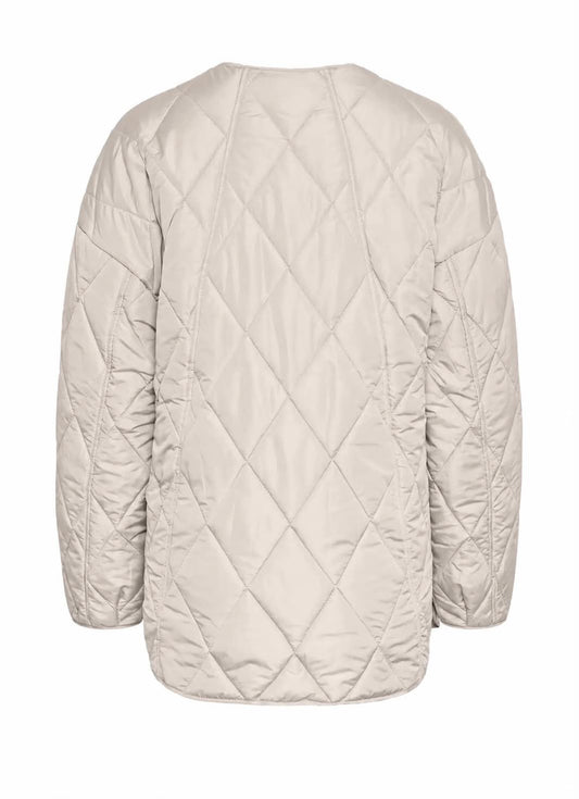 PCSTELLA QUILTED JACKET NOOS BC SILVER GRAY