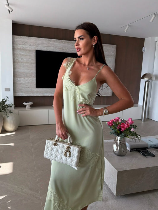 Blomi dress green - OY6993