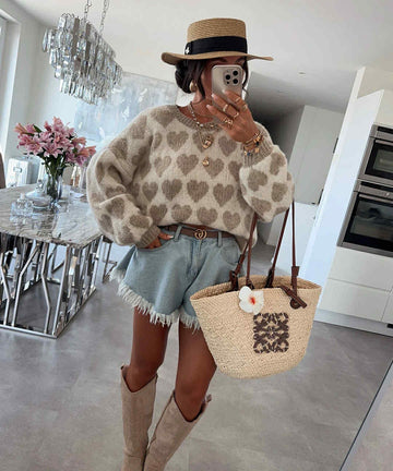 Aska sweat beige