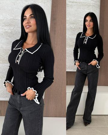 Kafia bluse Black - 06005